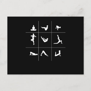 Carte Postale Yoga Asana Bouddhisme Méditation Spiritual Zen