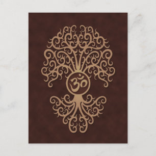Carte Postale Yoga Brown