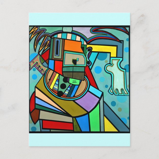 Carte Postale "Yoga" de Ruchell Alexander (Devant)