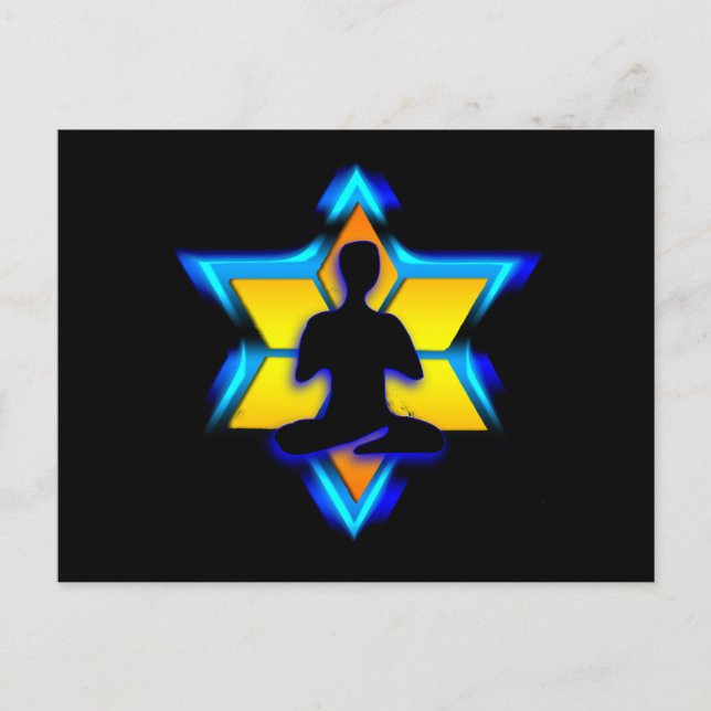 Carte Postale Yoga juif (Devant)