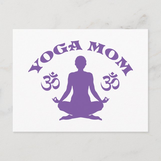 Carte Postale Yoga Maman (Devant)