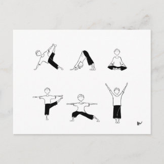 Carte postale Yoga Moga