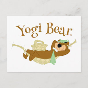 Carte Postale Yogi Bear Pique-nique Hammock Nap Time