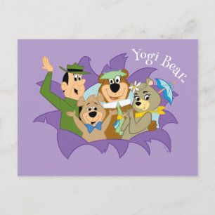 Carte Postale Yogi Ours et amis Surprise