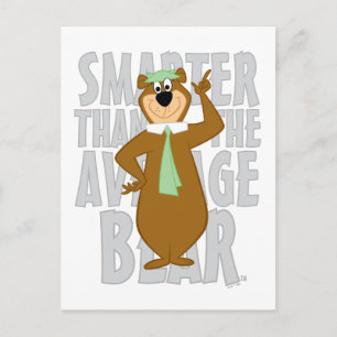 Carte Postale Yogi "Plus malin que le ours moyen"