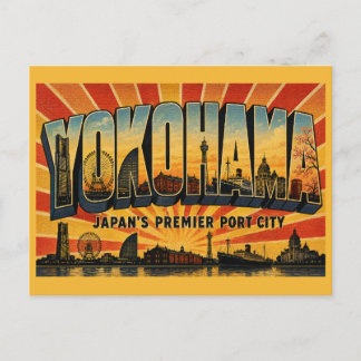 Carte Postale Yokohama, ville portuaire phare du Japon, voyage v