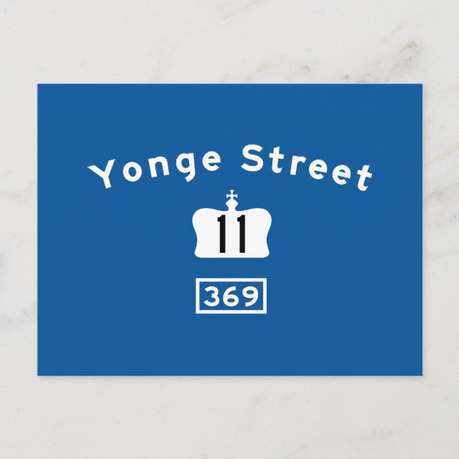 Carte Postale Yonge St 11 (Devant)