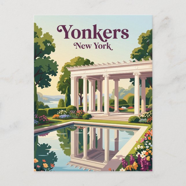 Carte Postale Yonkers, New York (Devant)