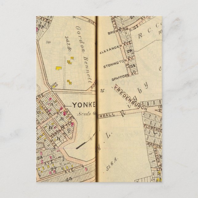 Carte Postale Yonkers, New York 7 (Devant)