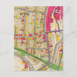 Carte Postale Yonkers New York Atlas