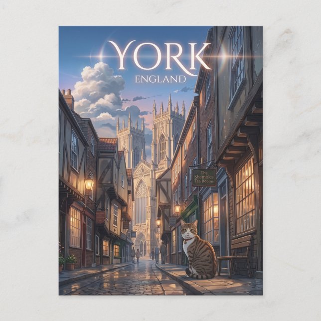 Carte Postale York Angleterre (Devant)