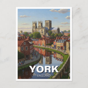 Carte Postale York Angleterre Travel