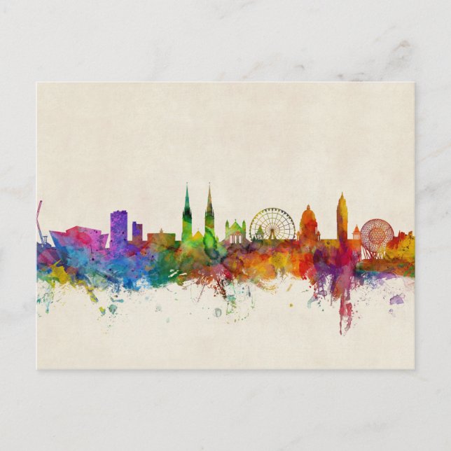 Carte Postale York England Skyline (Devant)