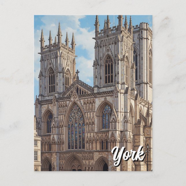Carte Postale York Minster England Travel (Devant)