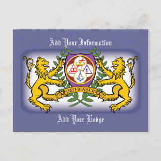 Carte Postale York Rite Lions