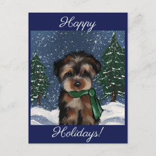 CARTE POSTALE YORKIE