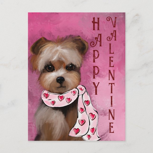 CARTE POSTALE YORKIE           (Devant)