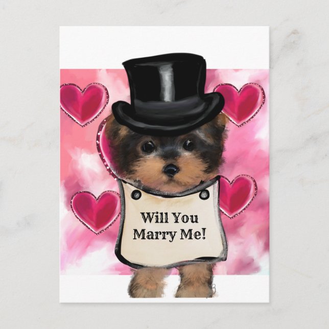 Carte Postale Yorkie Poo (Devant)