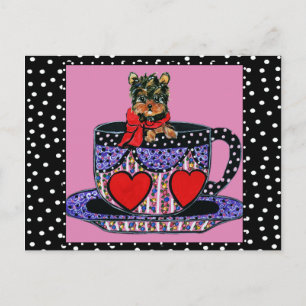 Carte Postale Yorkie Poo