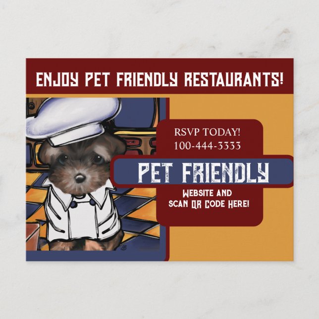 Carte Postale Yorkie Poo (Devant)