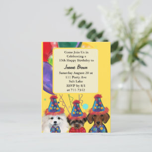Carte Postale Yorkie Poo