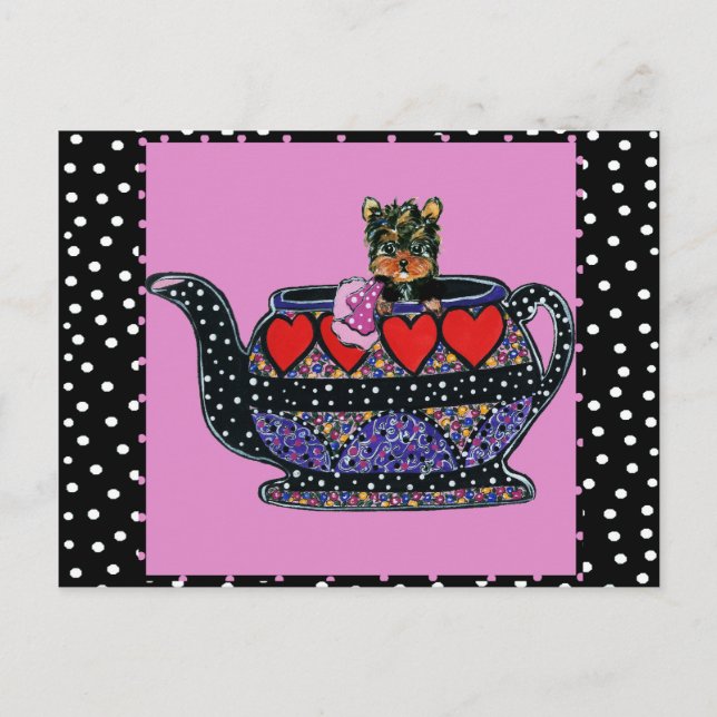 Carte Postale Yorkie Poo (Devant)