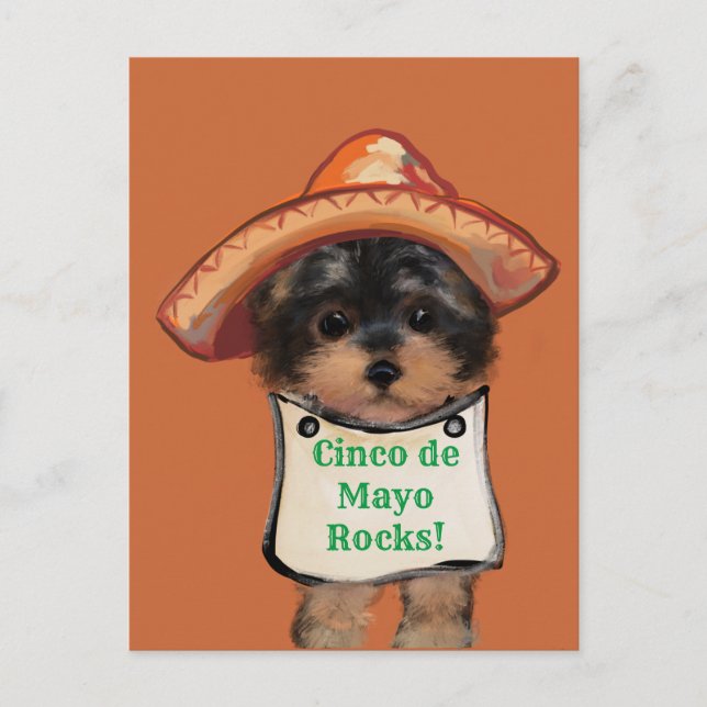Carte Postale Yorkie Poo (Devant)