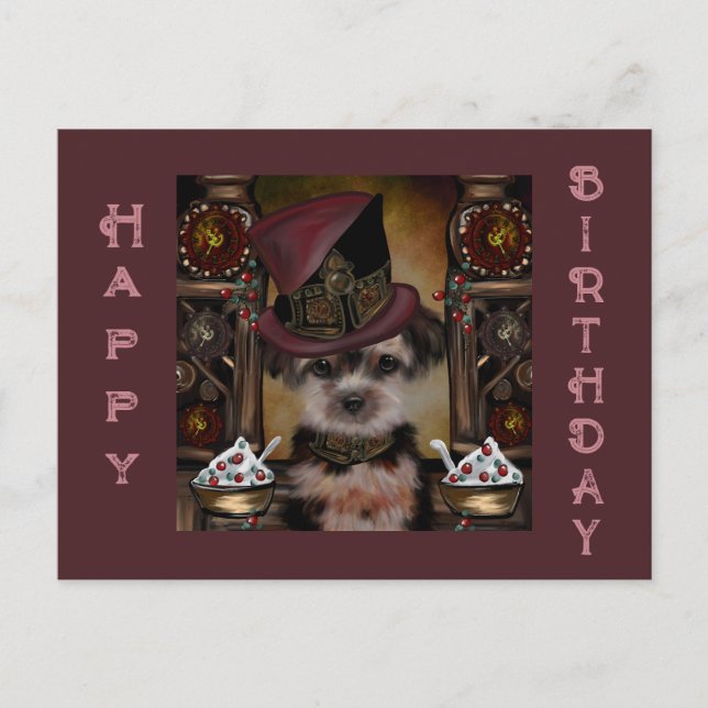 Carte Postale Yorkie Poo (Devant)