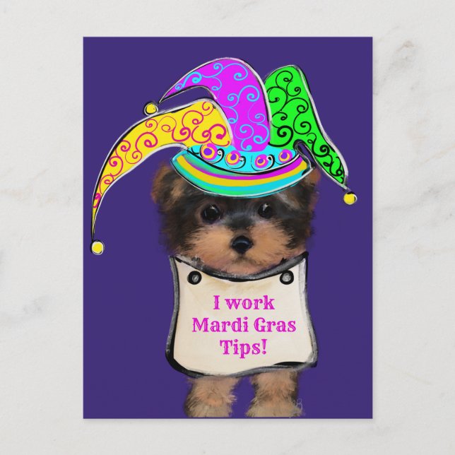 Carte Postale Yorkie Poo  y (Devant)