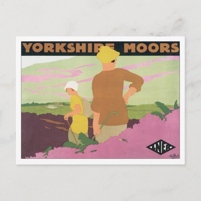 Carte Postale Yorkshire Moors (Devant)