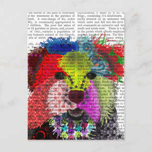 Carte Postale Yorkshire Terrier - Patchwork