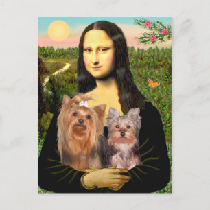 Carte Postale Yorkshire Terriers (7et19) - Mona Lisa