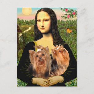 Carte Postale Yorkshire Terriers (deux) - Mona Lisa