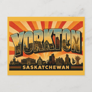 Carte Postale Yorkton Saskatchewan Cœur ukrainien