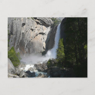 Carte Postale Yosemite - Chutes inférieures du parc national Yos