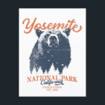Carte Postale Yosemite Grizzly Bear California National Park<br><div class="desc">Prêt à vous lancer dans votre prochaine aventure en plein air? Ce t-shirt du parc national Yosemite est un choix parfait. Avec un ours noir audacieux et un paysage forestier pittoresque, cette chemise vous inspirera pour explorer et embrasser la nature. Libérez votre explorateur intérieur et ne manquez pas cette chance...</div>