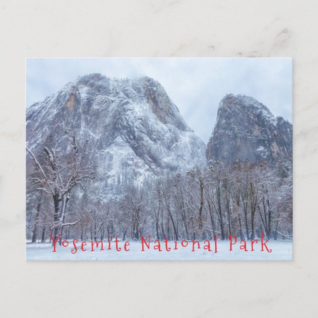 Carte Postale Yosemite hiver (Devant)