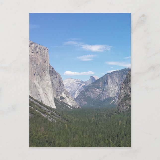 Carte Postale Yosemite National Park Mountain Valley Scenic (Devant)