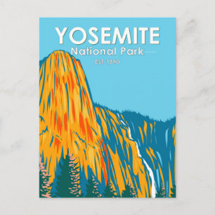 Carte Postale Yosemite National Park Sentinel Fall California