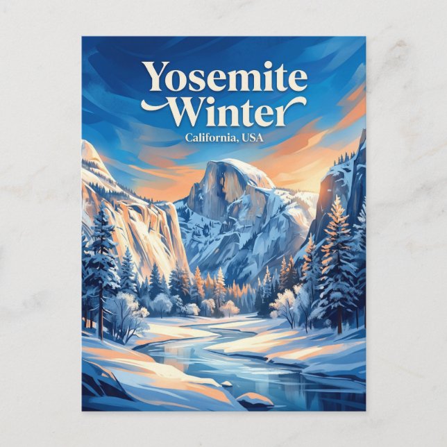 Carte Postale Yosemite National Park USA (Devant)