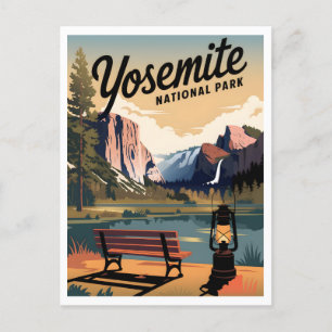 Carte Postale Yosemite National Park vintage