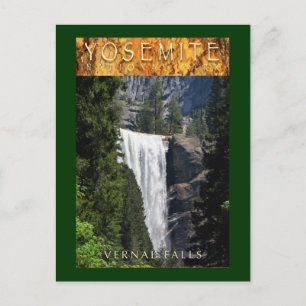 Carte Postale YOSEMITE NAT'L PARK-California-Vernal Falls-