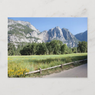 Carte Postale Yosemite Valley Meadow, El Capitan, Staycation