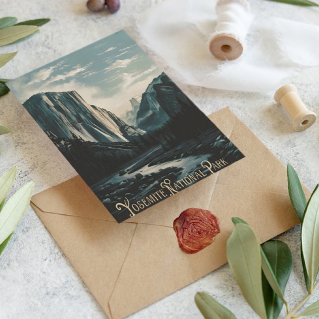 Carte Postale Yosemite Valleys Serene Morning (Créateur téléchargé)