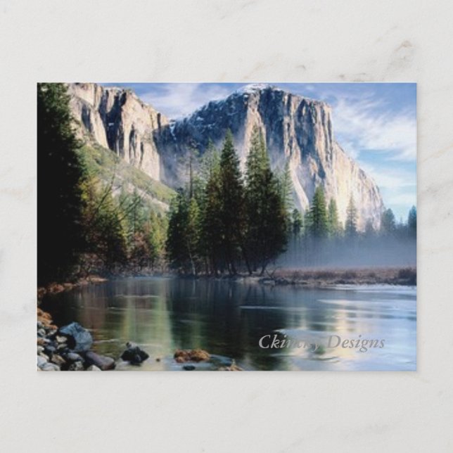 Carte Postale yosemitesnowcap (Devant)