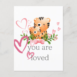 Carte postale You are Loved Tiger