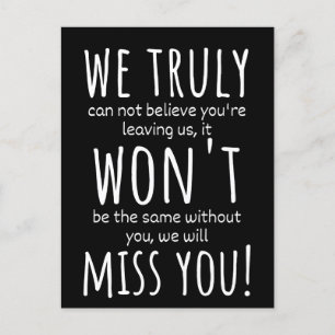 Carte Postale yoU ne nous manquera pas