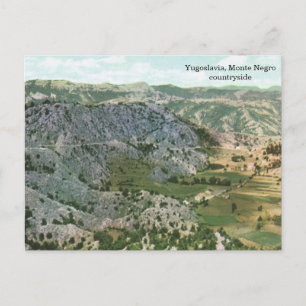 Carte Postale Yougoslavie, campagne du Monte Negro