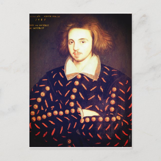 Carte postale Young Christopher Marlowe (Devant)