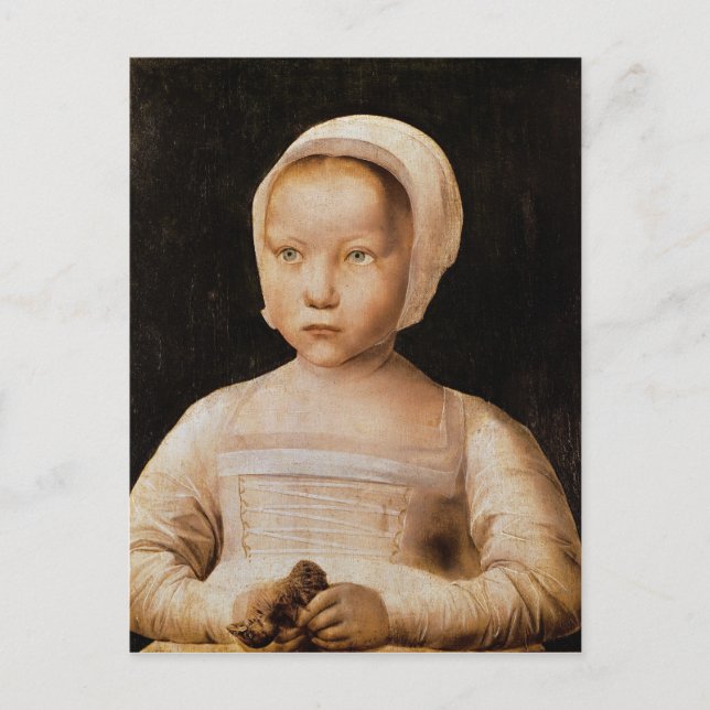 Carte Postale Young Girl with a Dead Bird, c.1500-25 (Devant)